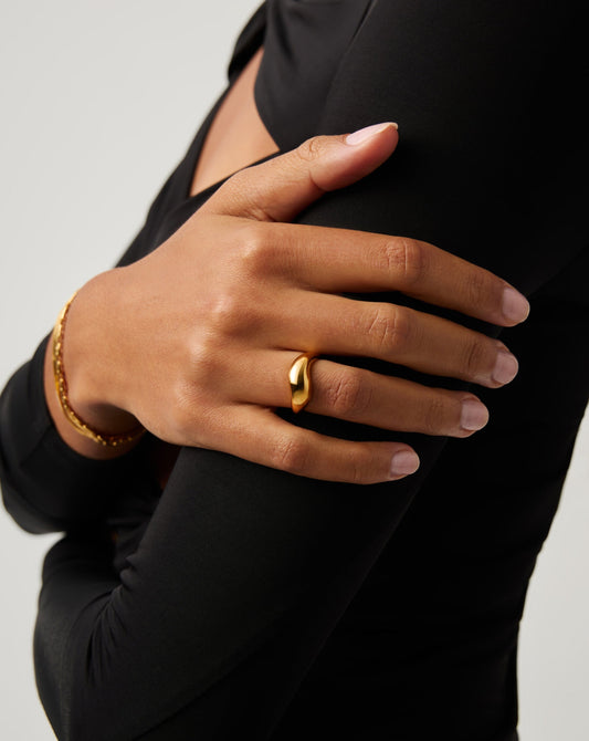 Savi Signature Stacking Ring | 18ct Gold Vermeil