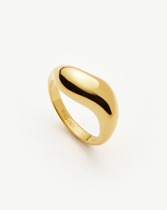 Savi Signature Stacking Ring | 18ct Gold Vermeil