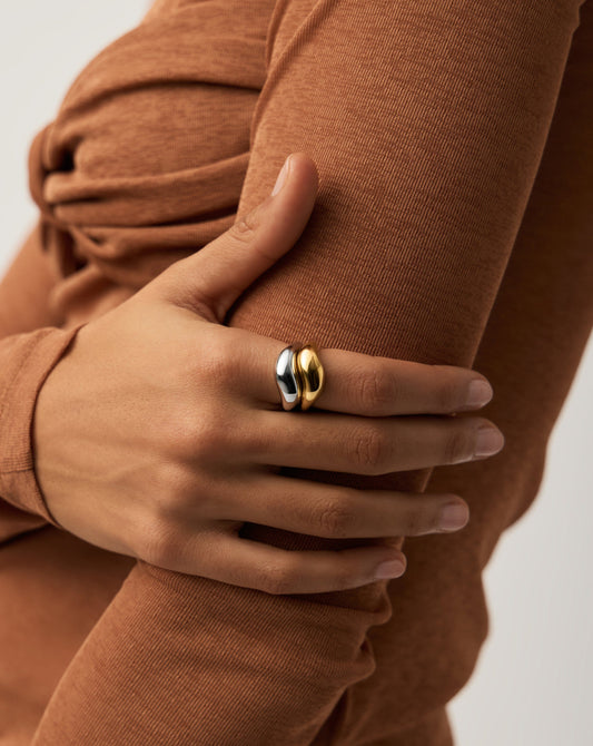 Savi Signature Stacking Ring Set | Mixed Metal