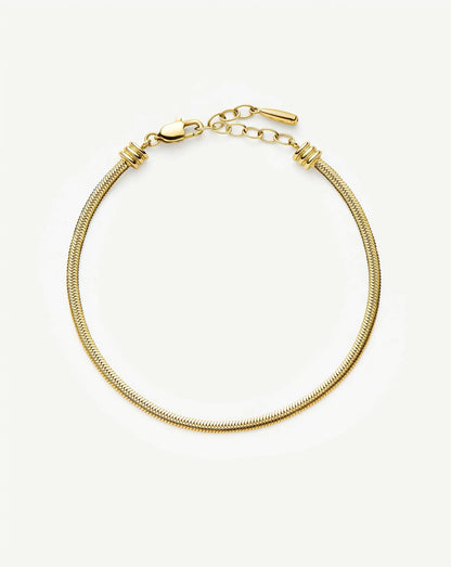 Thin Snake Chain Bracelet | 18ct Gold Plated