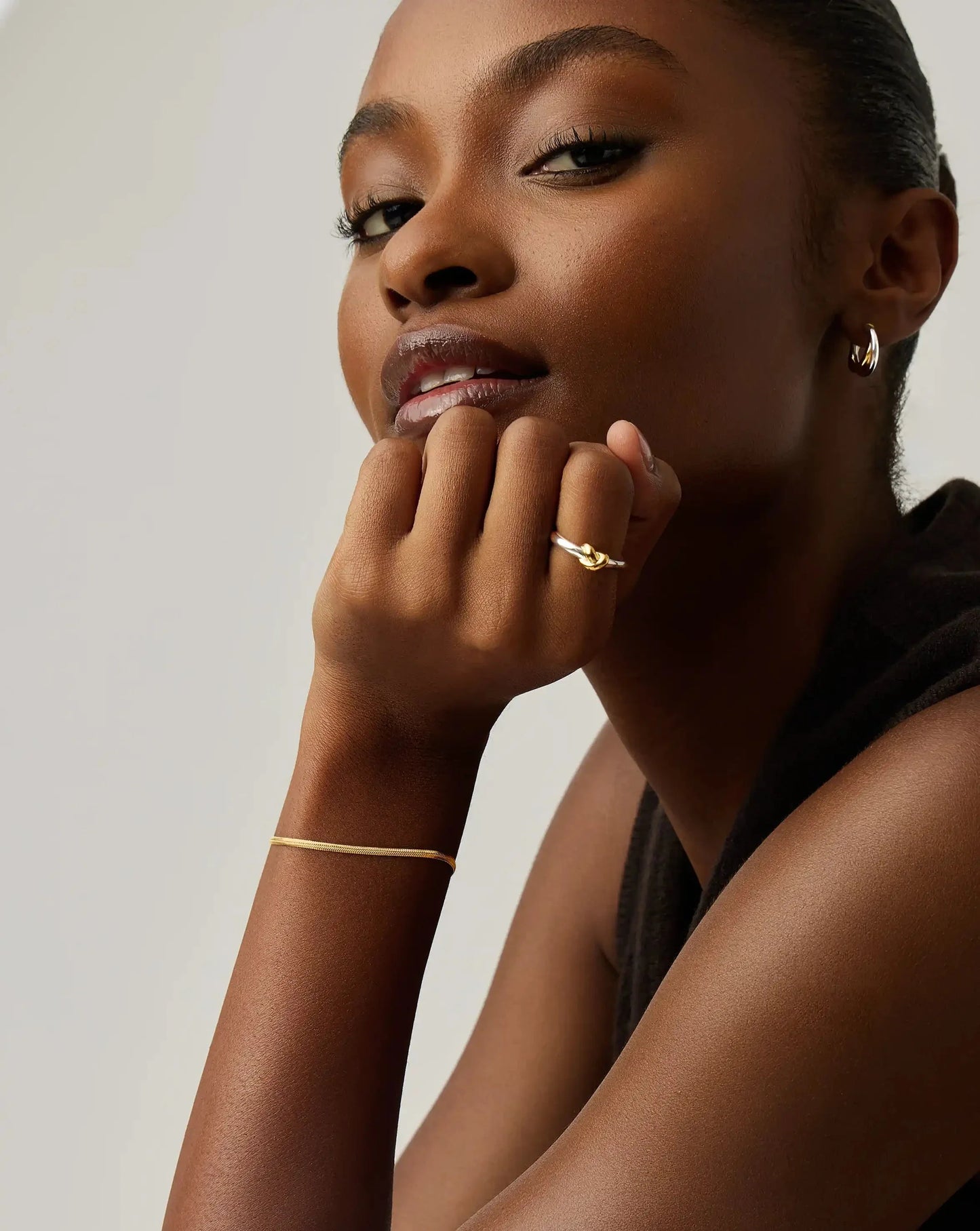 Thin Snake Chain Bracelet | 18ct Gold Plated