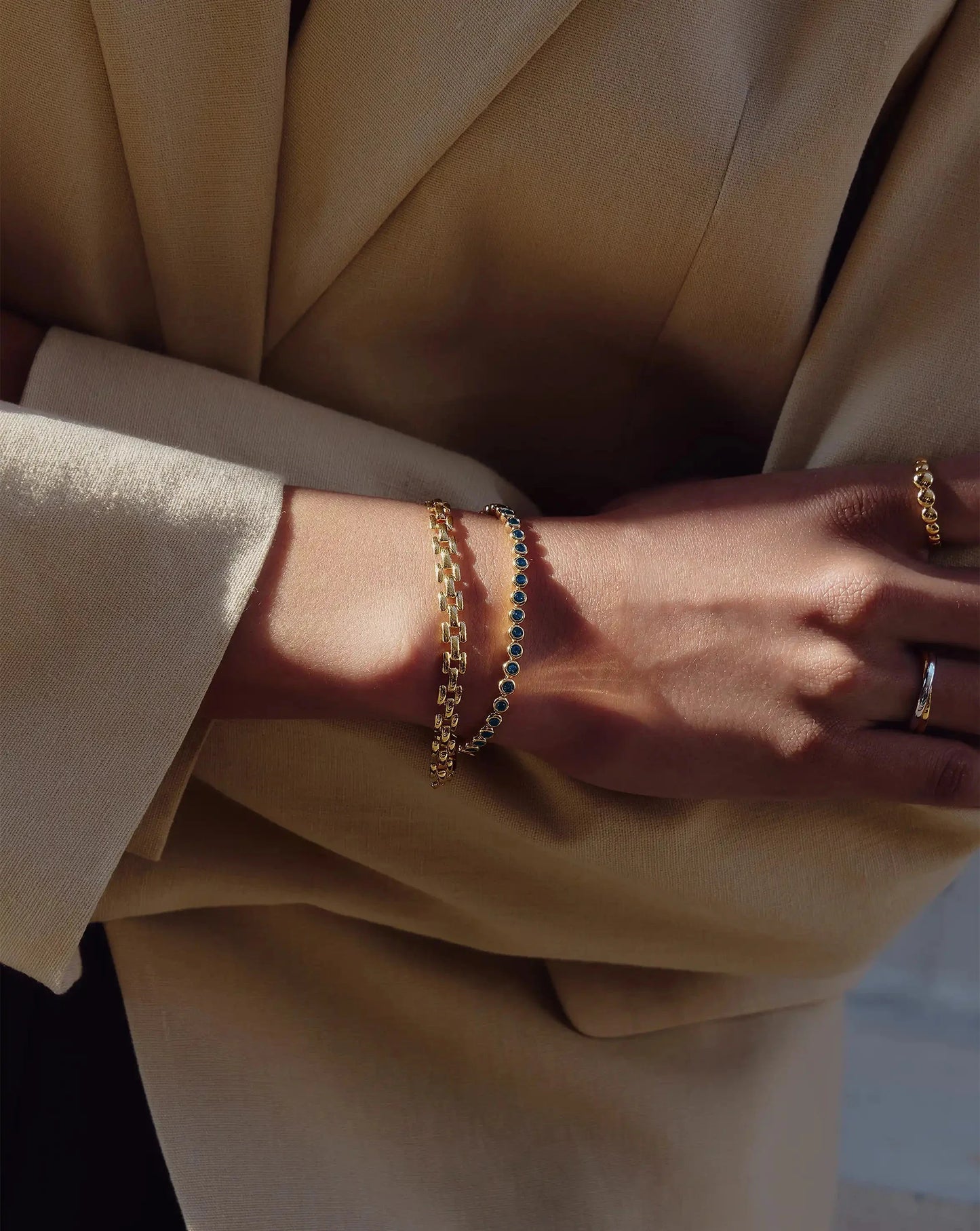 Timepiece Link Chain Bracelet | 18ct Gold Plated