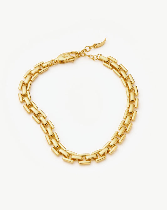Timepiece Link Chain Bracelet | 18ct Gold Plated