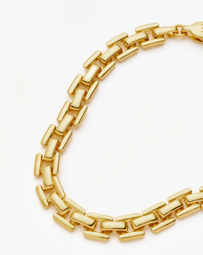Timepiece Link Chain Bracelet | 18ct Gold Plated
