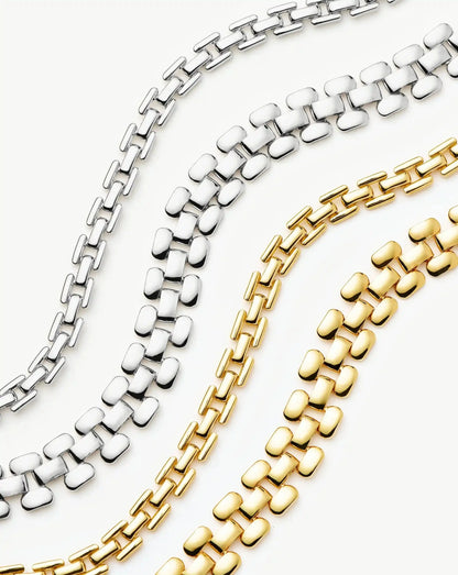 Timepiece Link Chain Bracelet | 18ct Gold Plated