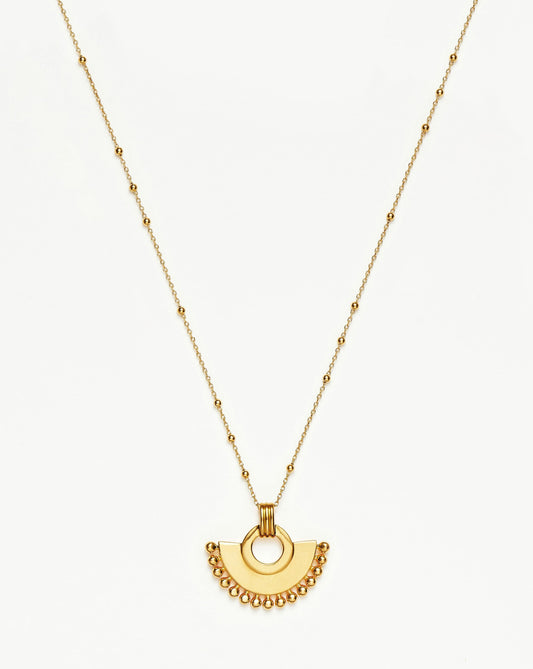 Zenyu Fan Necklace | 18ct Gold Plated